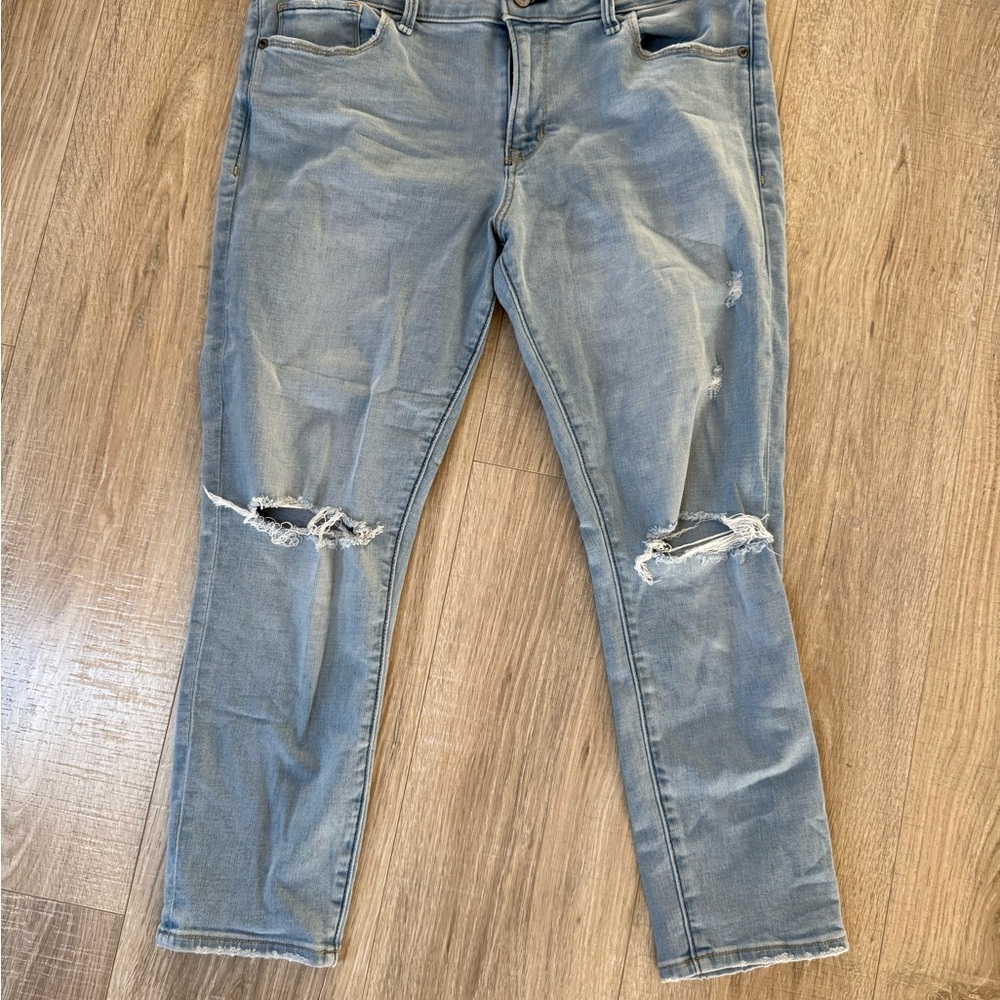 Abercrombie & Fitch Light Blue Skinny Jeans